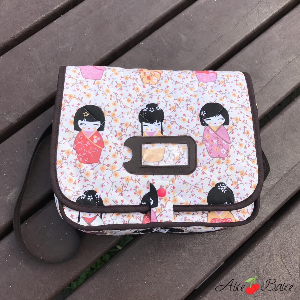 alice balice | sac à puce | patron couture | sac à tout | enfant | ado | sac de gym danse | sac à goûter | sac d'écolier