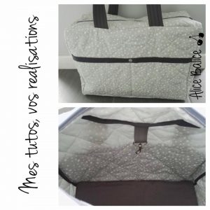 Sac à langer | couture | tuto gratuit | patron couture