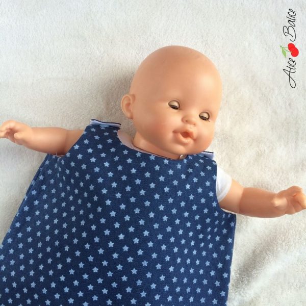 gigoteuse pour poupée | patron couture gratuit | sewing | bébé | doll | poupon | trousseau de naissance pour poupée