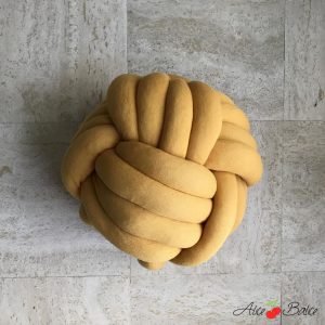 phildar | phil fun | trapilho | crochet | coussin noeud | déco | tuto