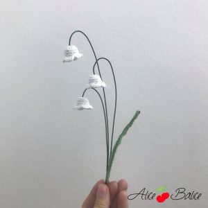 alice balice | brin de muguet au crochet | tuto | tutoriel | tutorial