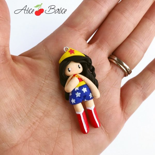 alice balice | wonder Woman | pate fimo | pate à rêve