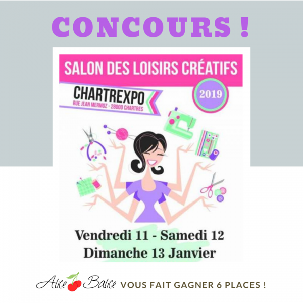 alice balice | concours salon des loisirs créatifs de chartres 2019