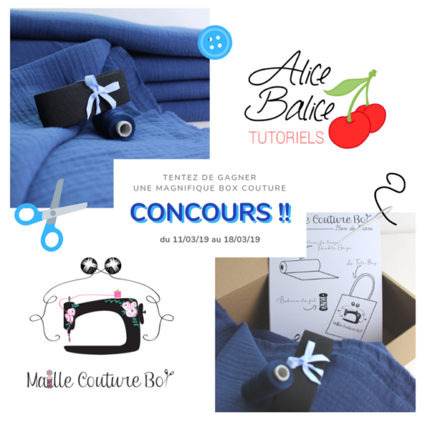 alice balice | concours maille couture box | box créative couture et tricot