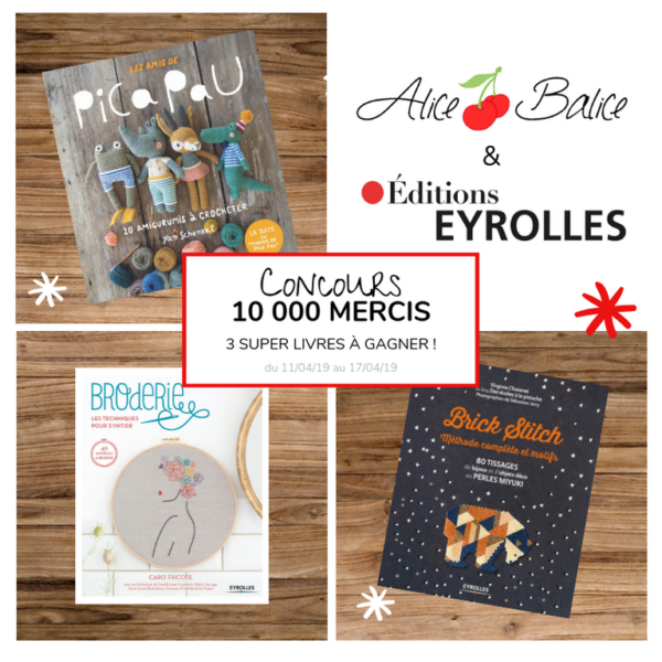 alice balice | 10 concours DIY pour fêter mes 10000 followers sur Facebook | eyrolles