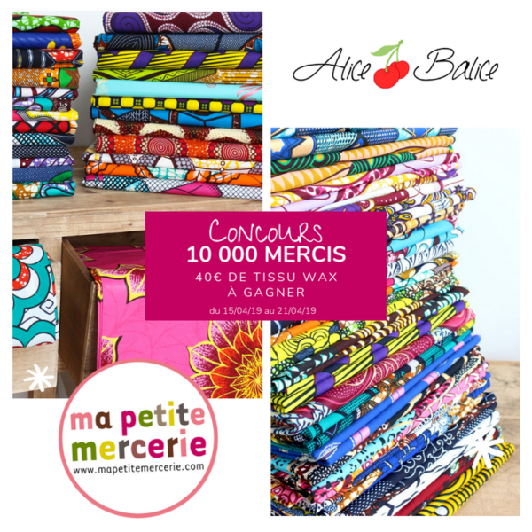 alice balice | 10 concours DIY pour fêter mes 10000 followers sur Facebook | ma petite mercerie