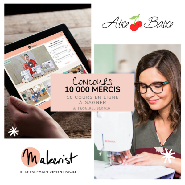 alice balice | 10 concours DIY pour fêter mes 10000 followers sur Facebook | makerist