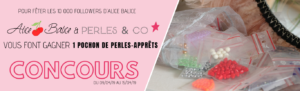 alice balice | 10 concours DIY pour fêter mes 10000 followers sur Facebook | perles & co