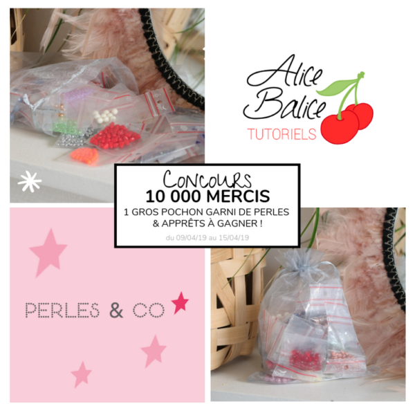 alice balice | 10 concours DIY pour fêter mes 10000 followers sur Facebook | perles & co